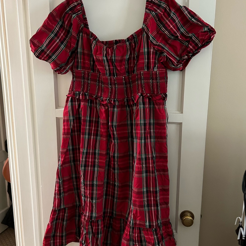 J. Crew Tartan plaid dress, 3X